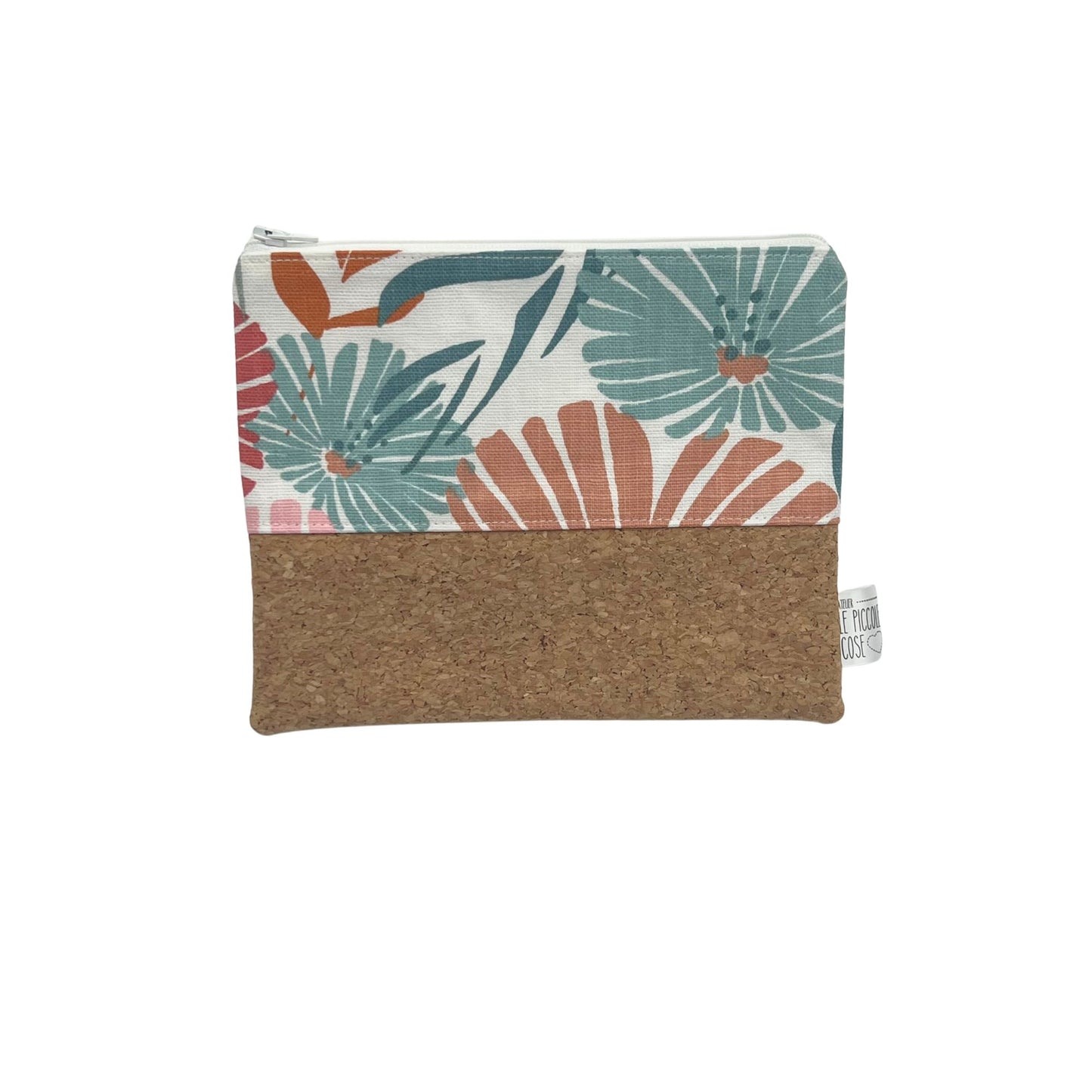 Pochette in Sughero e Canvas Stampato - Celia