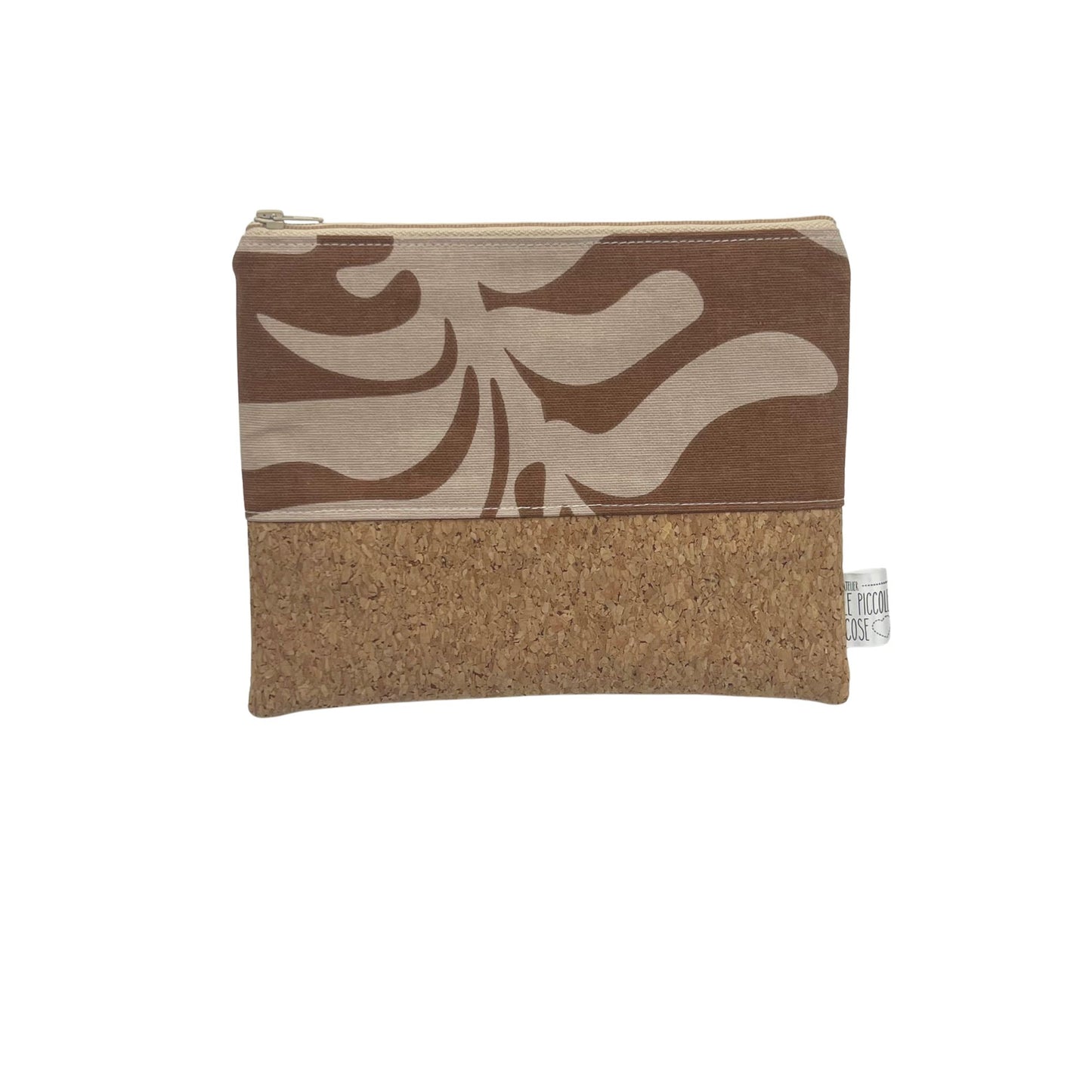 Pochette in Sughero e Canvas Stampato - Dafne