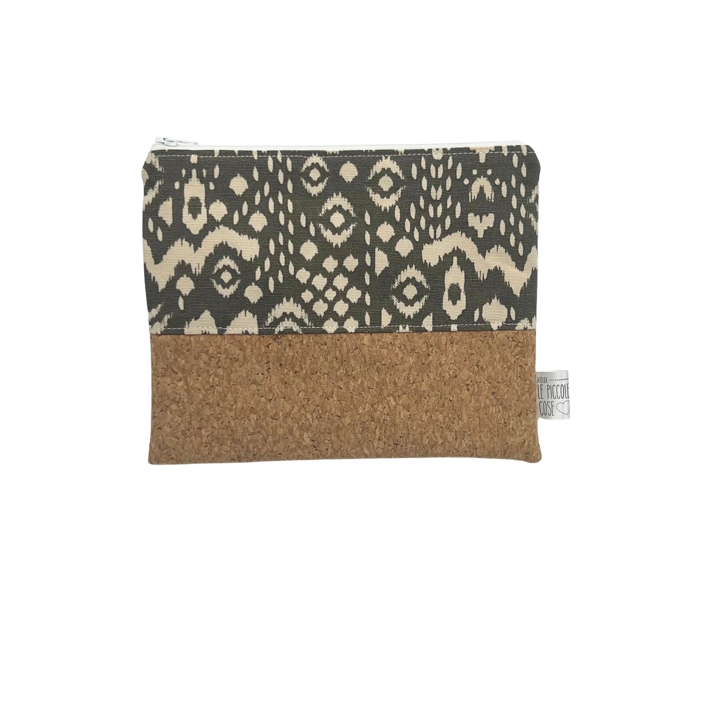 Pochette in Sughero e Canvas Stampato - Elodie