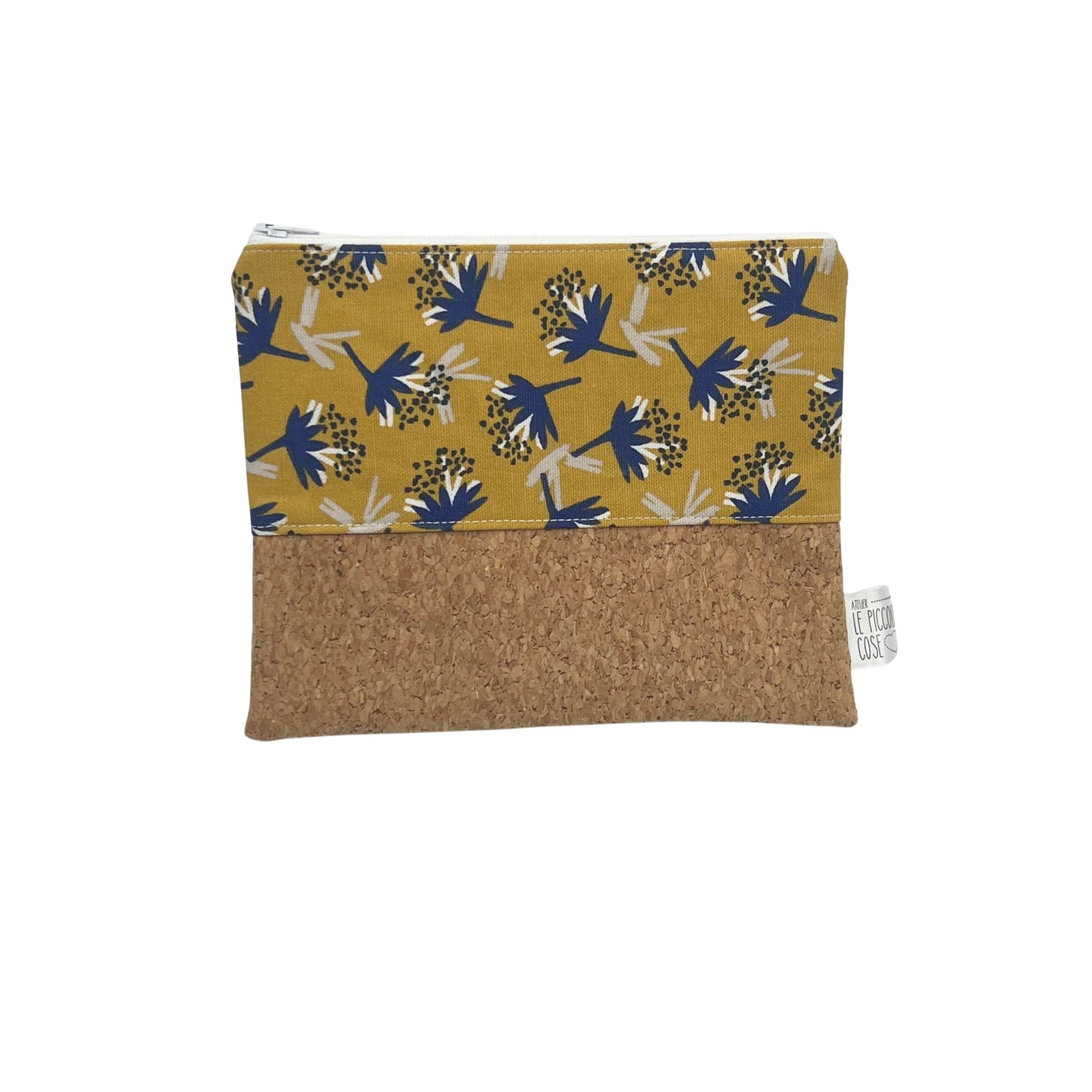 Pochette in Sughero e Canvas Stampato - Mireya