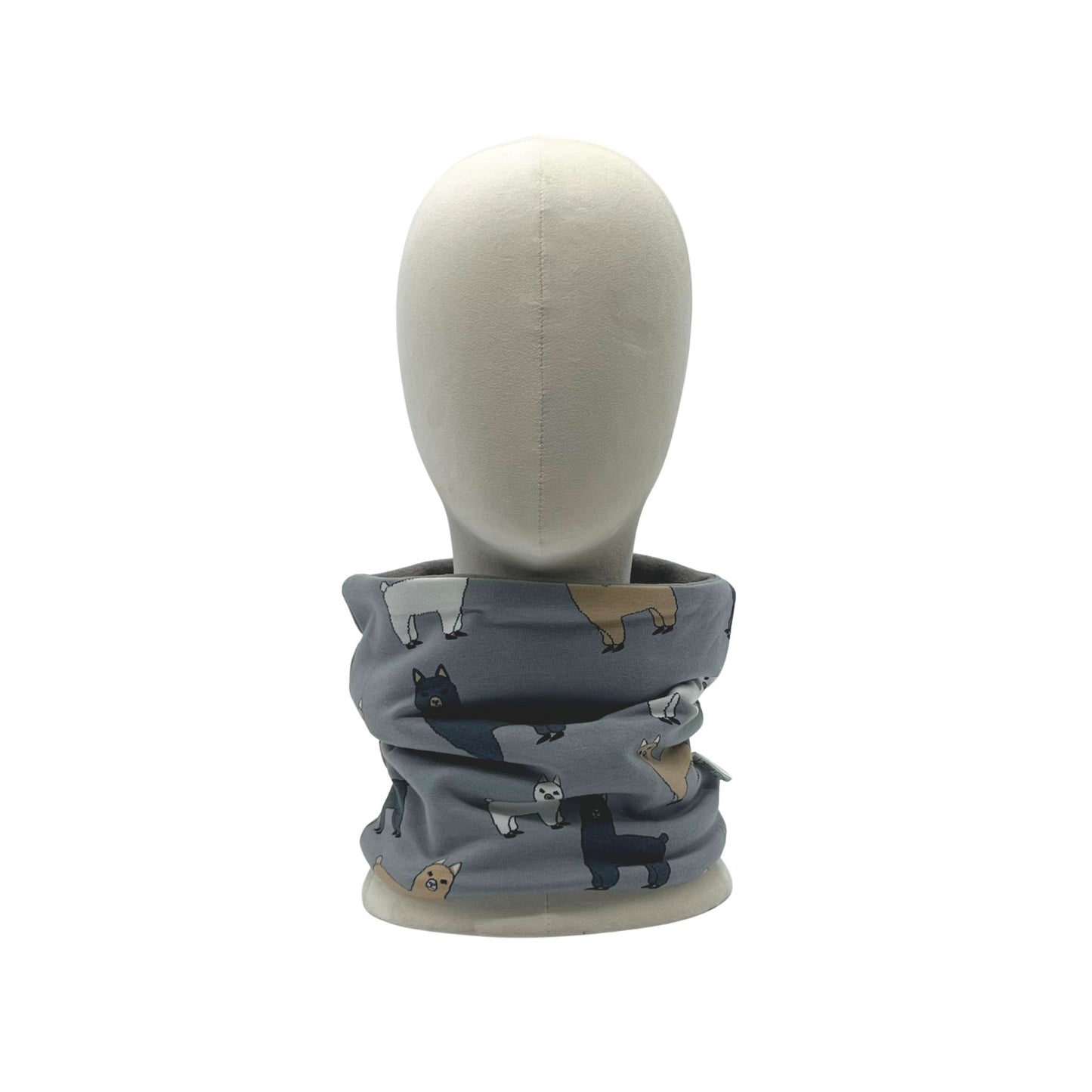 Scaldacollo bambino in Jersey Stampato - Lama