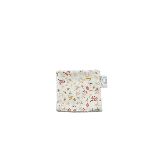 Pad's struccanti in cotone stampato e spugna di bambù - Viola