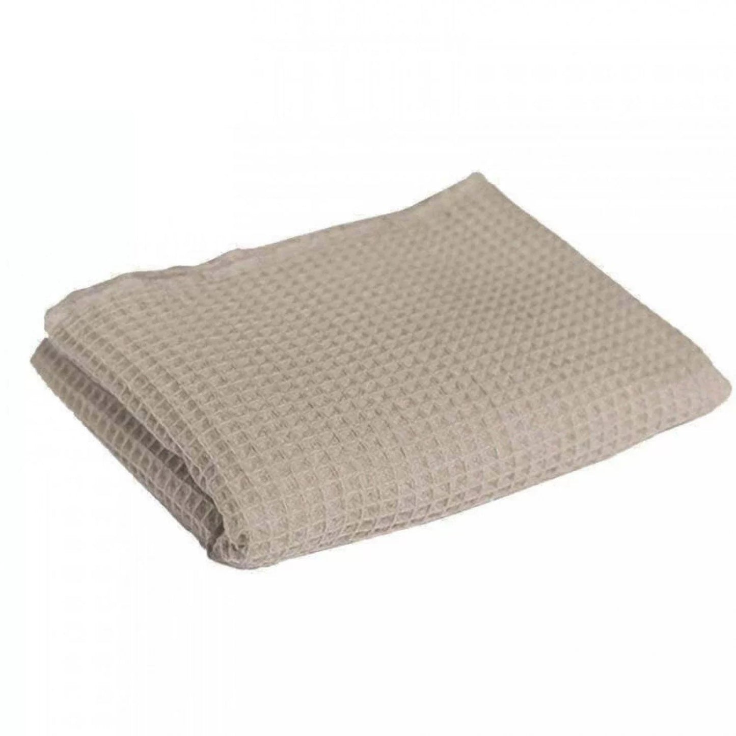 Piquet di cotone a nido d'ape - Beige Scuro