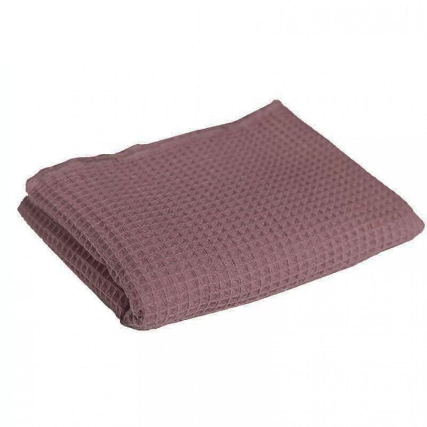 Piquet di cotone a nido d'ape - Mauve Antico