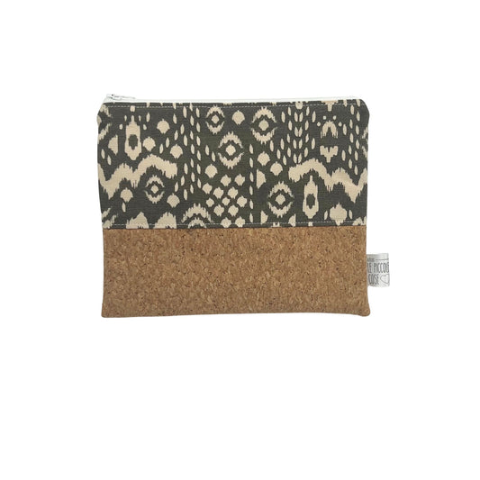 Pochette in Sughero e Canvas Stampato - Elodie