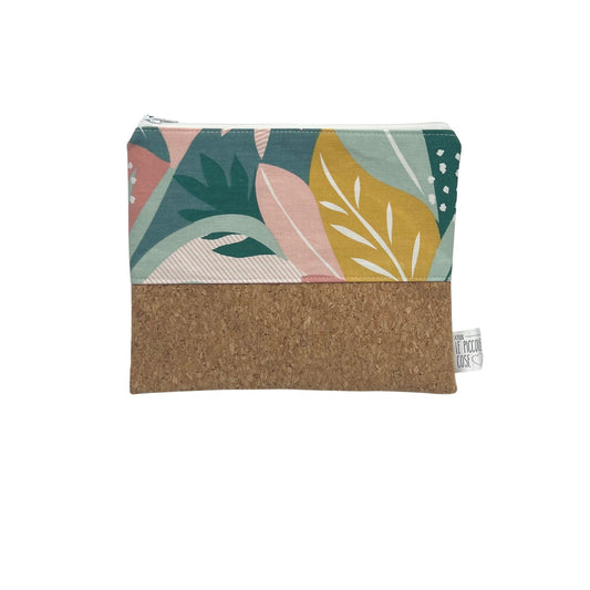 Pochette in Sughero e Canvas Stampato - Isotta