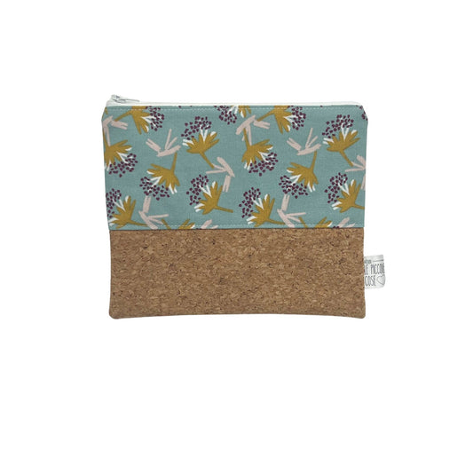 Pochette in Sughero e Canvas Stampato - Leonie