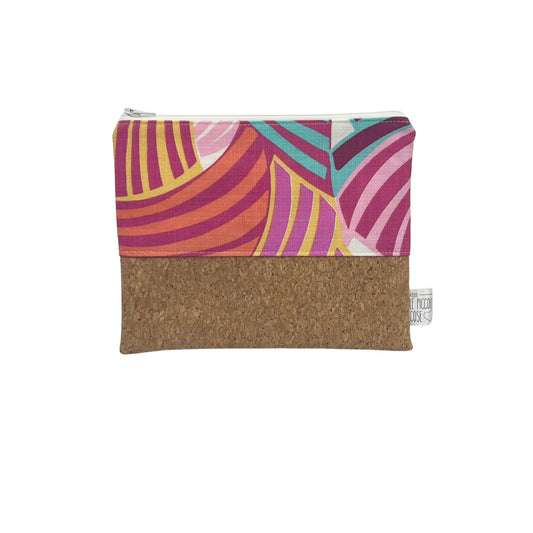 Pochette in Sughero e Canvas Stampato - Livia