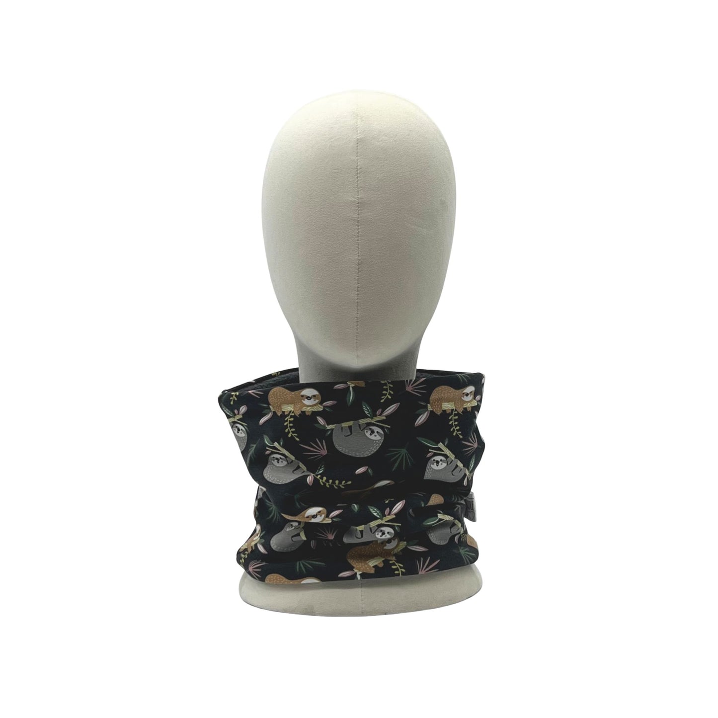 Scaldacollo bambino in Jersey Stampato - Lemuri